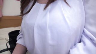 Japanese cute busty milf