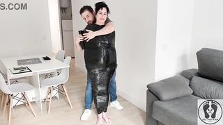 BTS PREPARATION MILF BONDAGE RESTRAINTS FILM EMBALMING