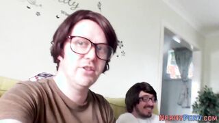 British MILF tricked into giving a hot BJ & taking a facial
