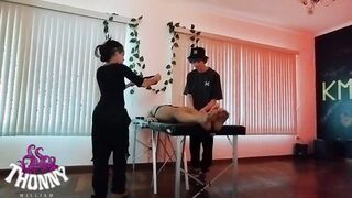 Lady Milf & Tonny231 go wild with a big cock masseur in PODOLATRIC MASSAGE THERAPY Part 2