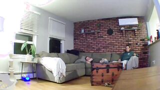 Stepmom seduces her daughter with a hot handjob and wild doggystyle sex