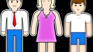 Casca Akashova's huge tits bounce while she satisfies her step son's sexual needs
