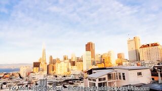 Watch Madd Angel Film's hot blonde stepmom bang stepson on the rooftop - full video