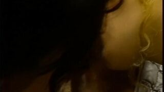 Tall and skinny blonde MILFs take on the same big cock in reverse cowgirl position