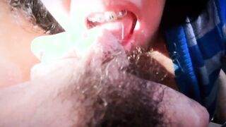 Busty Stepmom with Mexican Aptitude Gives Her Stepson a Hand in Homemade Blowjob