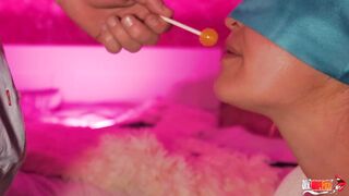 Stepson tricked me into a filthy mouth-sucking game with a taste test