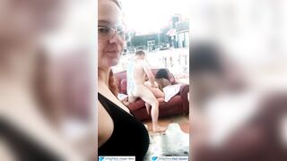 Curious Wife Captures Her Husband's Intimate Moment with Her Curvy MILF Friend