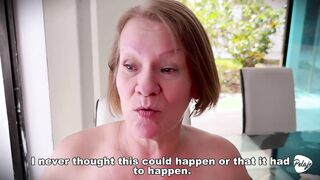 Curious Grandma Secretly Watches Her Stepdaughters at the Pool and Indulges in Private Moments