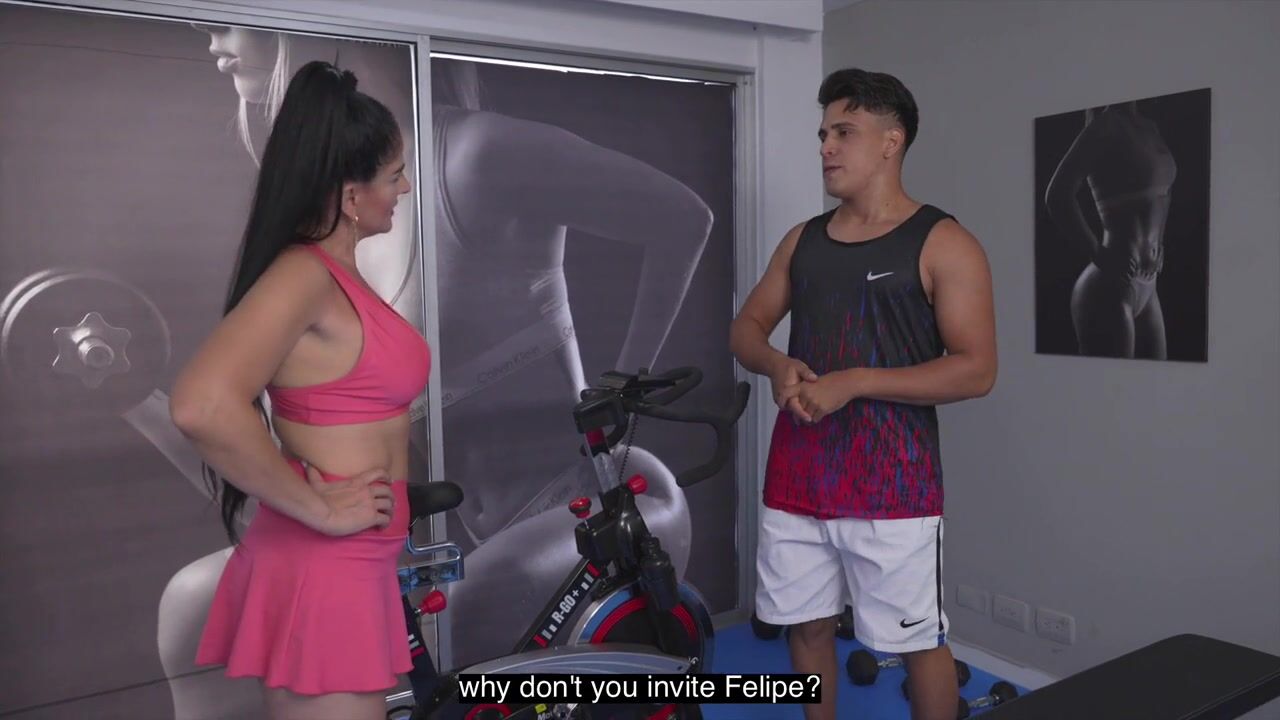 Unexpected Gym Encounter with My Best Friend's Stepmom Leads to Passionate Workout