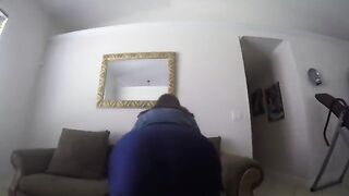 My HUGE ass watch it bounce and twerk in this tight spandex yoga pants