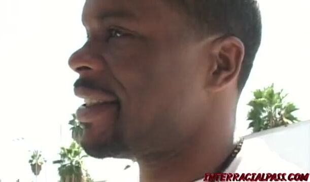 Sarah Sunn taking big black cock in the ass then swallows the load