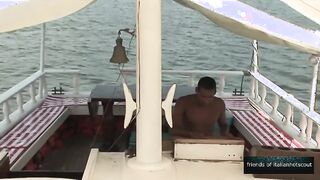 Stunning Ebony Beauty Enjoys an Outdoor Adventure with a Well-Endowed Partner