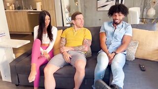 Curious Straight Guy Gets Tempted by Adventurous Girl and Her Well-Endowed Friend - Exciting Threesome Experience with Youlovemads, Tony Genius.