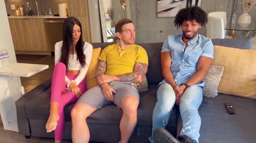 Curious Straight Guy Gets Tempted by Adventurous Girl and Her Well-Endowed Friend - Exciting Threesome Experience with Youlovemads, Tony Genius.