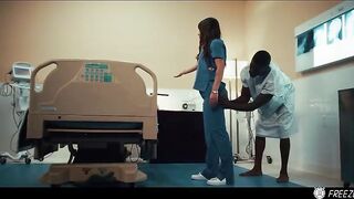 Nurse's Time-Stop Fantasy with Chanel Camryn - Interracial Adventure Unleashed!
