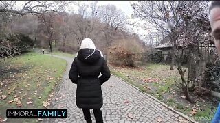 Unexpected Invitation Leads to Intense Outdoor Encounter!