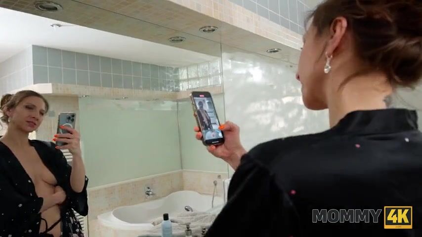 Steamy Bathroom Encounter with a Confident MILF - Starring Janet Alfano & Charlie Dean