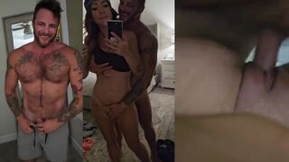 Homemade amateur rides cock, gets rounded, and creampied on cellphone video