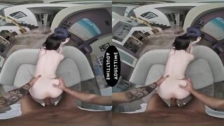UP CLOSE VR - Gorgeous Petite Brunette Celestina Blooms Is Craving A CREAMPIE From You - POV