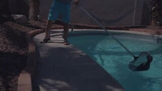 Big Tit Bikini Babes Fucking The Pool Guy
