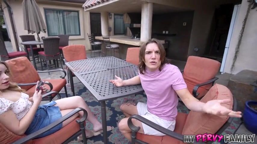 PAWG Stepsis Sneakily Fucks Stepbro Outside - Anna Claire Clouds - MyPervyFamily