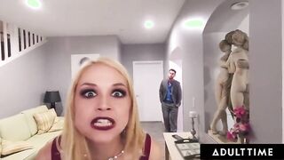 ADULT TIME - Your Furious Wife Sarah Vandella Makes You Watch As She Fucks Your Boss! CUCKOLD POV