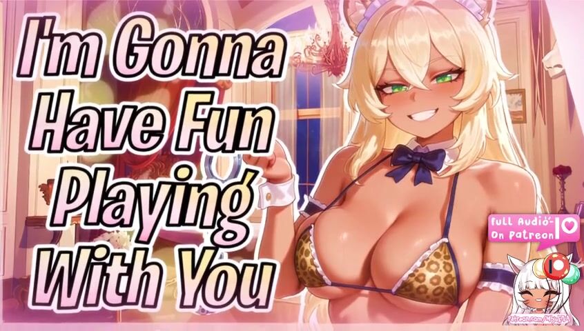 [F4M] Toyed With By A Competitive Cougar Catgirl Maid ‍[Lewd ASMR}