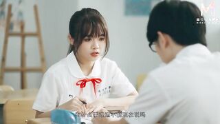 ModelMedia Asia - My girlfriend in college getting fucked by a black guy's huge cock