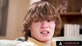 DEVILS FILM - Gorgeous Babysitter Scarlett Alexis Gets Fucked In The Ass While On Duty