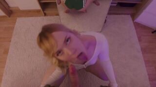 Silly step sister watched too much hentai and now wants anal sex with step bro