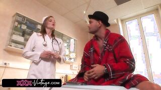 The big boobs nurse has many talents