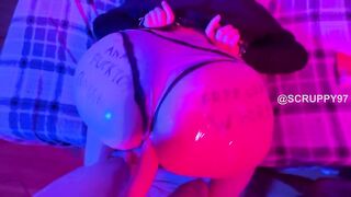 HUGE ASS GETS FREE USE POUNDING IN BOTH HOLES
