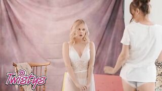 TWISTYS - Coco Lovelock Poses For Madi Meadows New Art Work And Slowly Takes Off Her Clothes