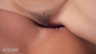 Lesbea Pretty petite lesbian Lilly Bella romantic sex with Czech blonde lingerie model Lovita Fate