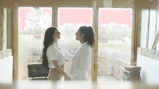 Brunette Lesbians Luna Silver Toy Each Other With Sex Toys