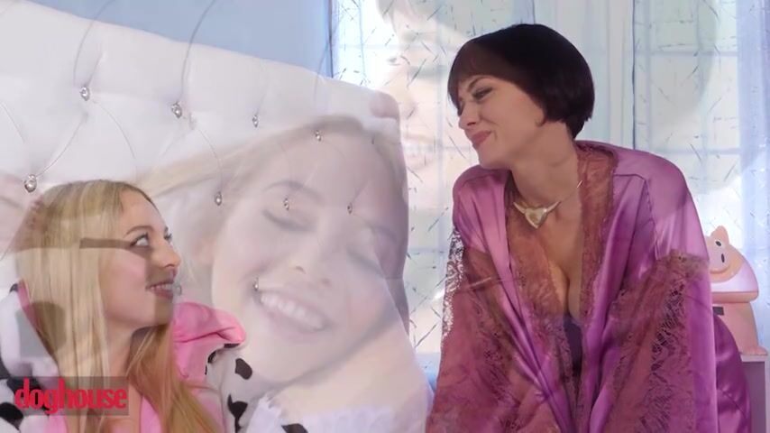 DOG HOUSE - Lily Larimar Doesn't Feel Well & Gets Her Special Medicine From Jessica Ryan's Tongue