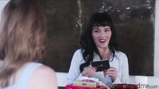 Jill Kassidy Seduces Krissy Lynn Into First Girl On Girl Sex