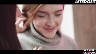 Curious Redhead Jia Lissa Explores Passionate Moments with Violetta - A GIRL KNOWS