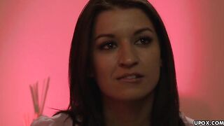 Ann Marie Rios and Zoe Britton,two brunette lesbians,have a great time.