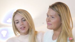 Sexy All Natural Lesbian Blake Eden Meets Pussy Licking Stunner Abby Cross!
