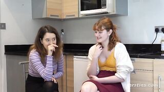 Intimate Moments: Best Friends Indulge in Each Other's Affection