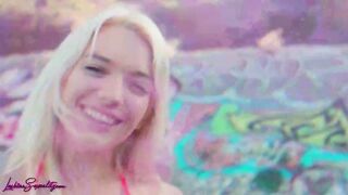 Busty Blonde Kenna James And Natalia Nix Strap On Fuck