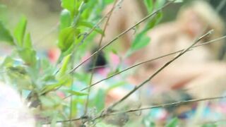 Petite Britt Blair Caught Destiny Cruz Masturbating Outdoor