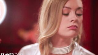 SLAYED Sexy Goddess uses her tongue to relax her GF Amber