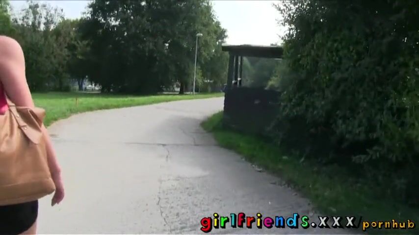 Girlfriends Hot babes lick pussy in the park