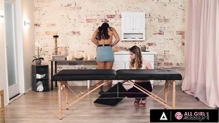 AllGirlMassage Bunny Colby Gives An Anal Fingering Massage To Gia Derza