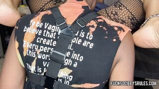 Pussy eating Footcam bloopers