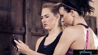 GIRLSWAY Adriana Chechik's Yoga Turns Them Into Squirters