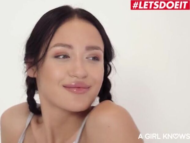 AGirlKnows - Nancy A And Kris De Foxx Horny Ukrainian Lesbian Catches Her BFF Masturbating