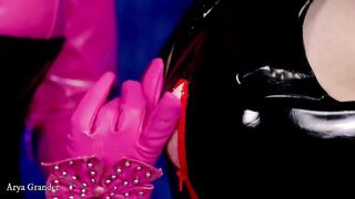 Gag play lesbian hot sex video FemDom Mistress and her submissive MILFie girl